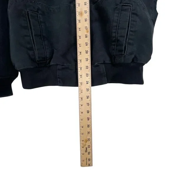 Carhartt Wildwood Jacket Sherpa Lined Womens Large 100815-001 Black - Picture 6 of 14